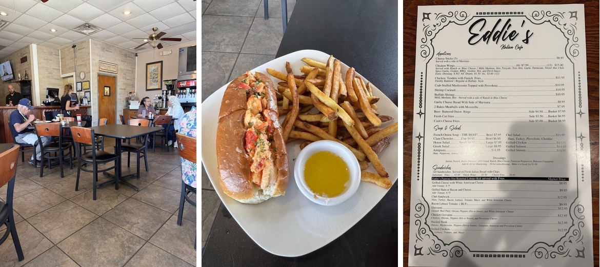 Eddie's Italian Cafe Menu