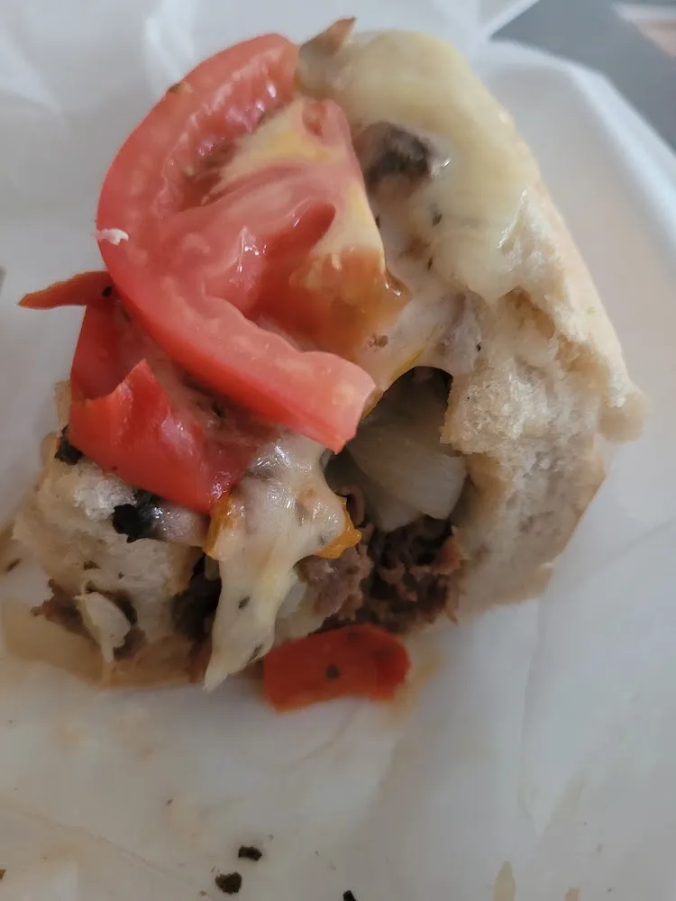 Steak Sub with Peppers and Cheese